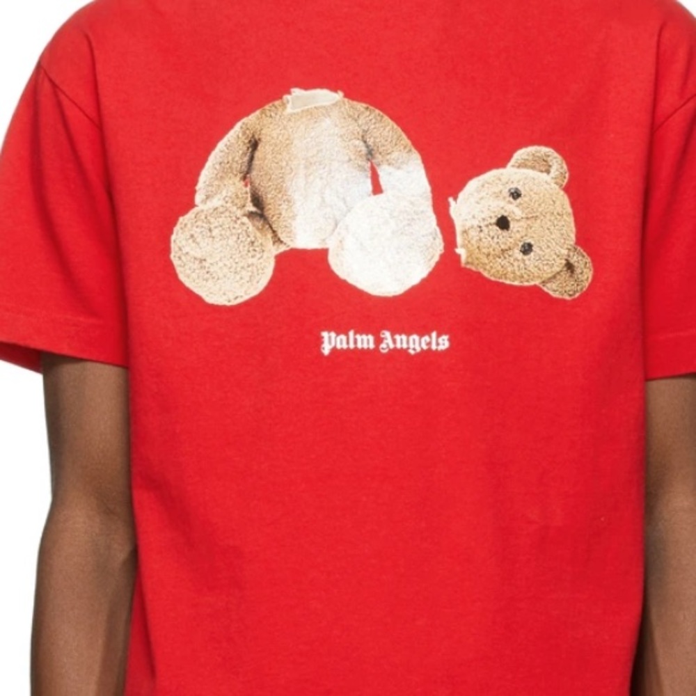 Red palm angel T-shirt